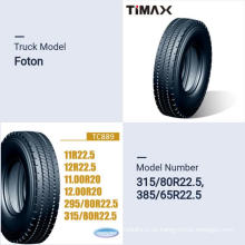 Timax Tanco Tire Brand 1100R20 Größe neuer radial kommerzieller Lkw -Reifen für Fahrzeuge in China Shandong zum Verkauf